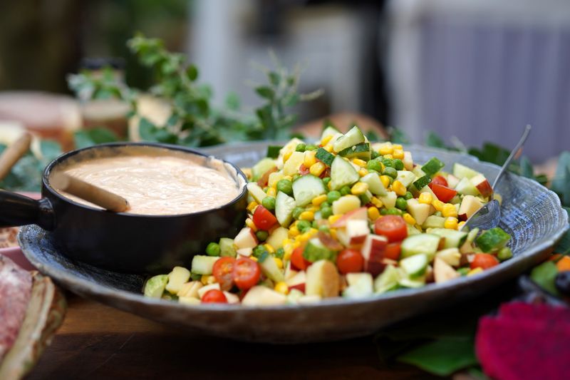 Chopt loaded crispy fries with cheese and toppings